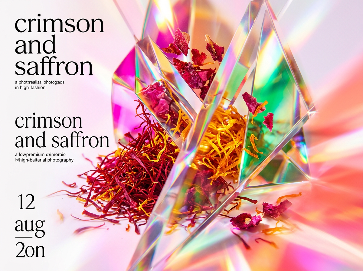 Close up of a luxury perfume bottle surrounded by dark spices and amber resins