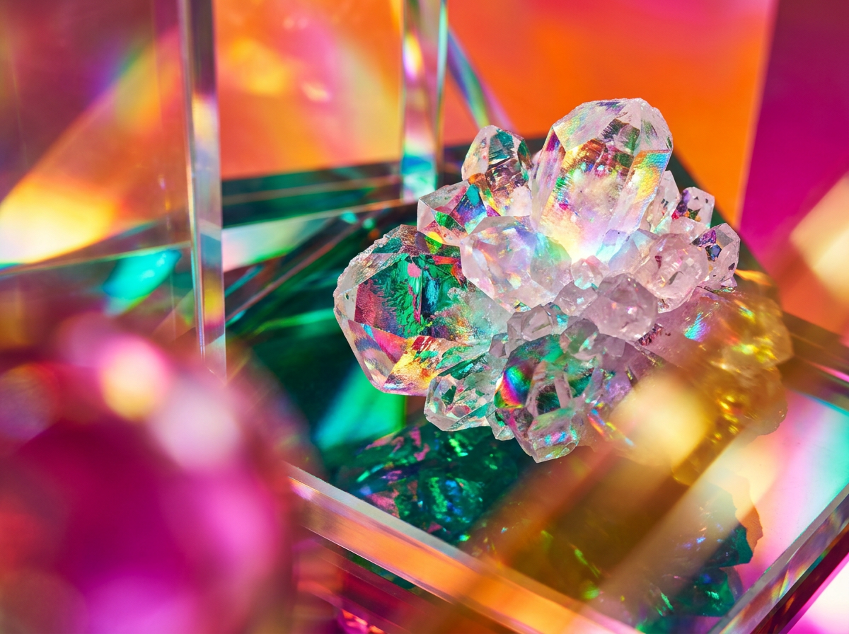 Close up of a luxury perfume bottle showing the fine mist spray