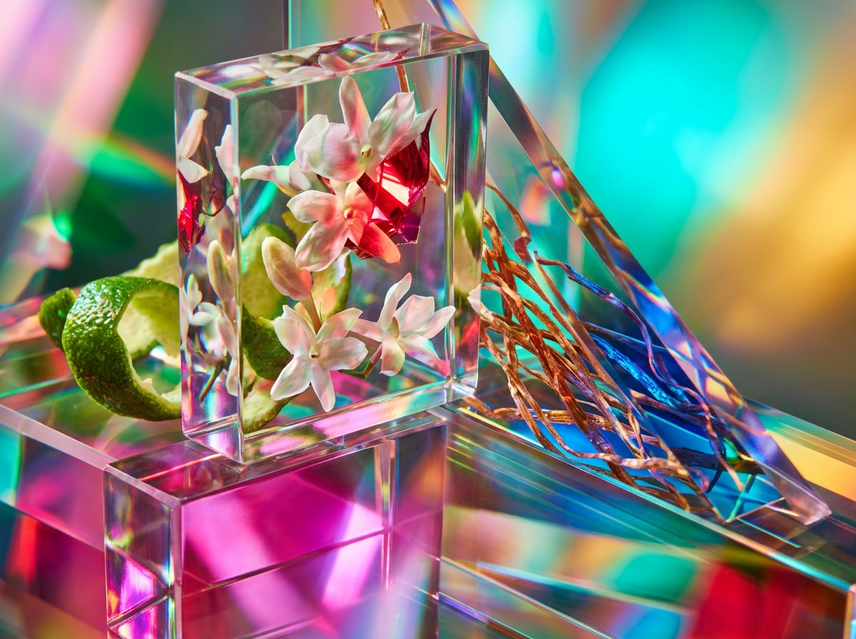 Close up of a person applying perfume to their wrist