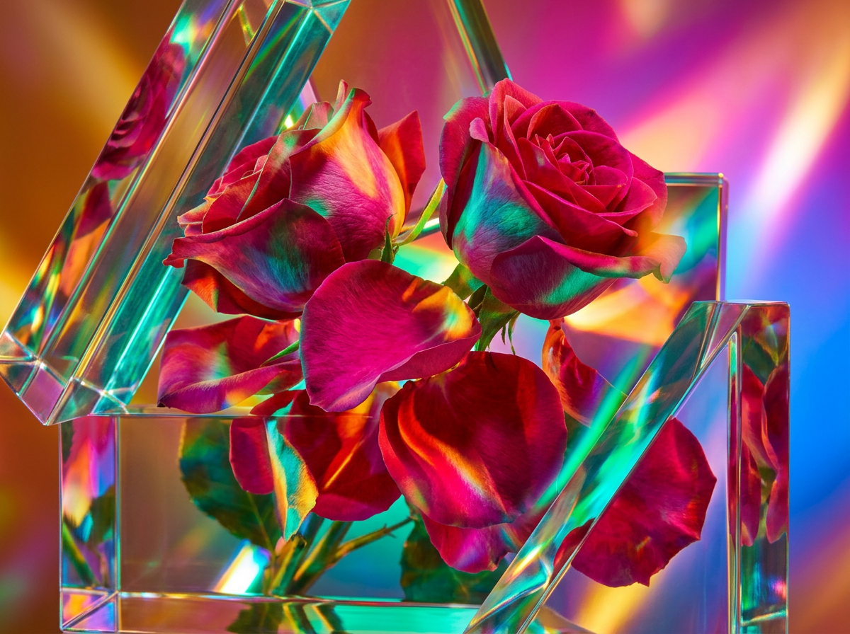 A collection of Shay & Blue fragrances showing the artistic glass bottles and natural ingredients